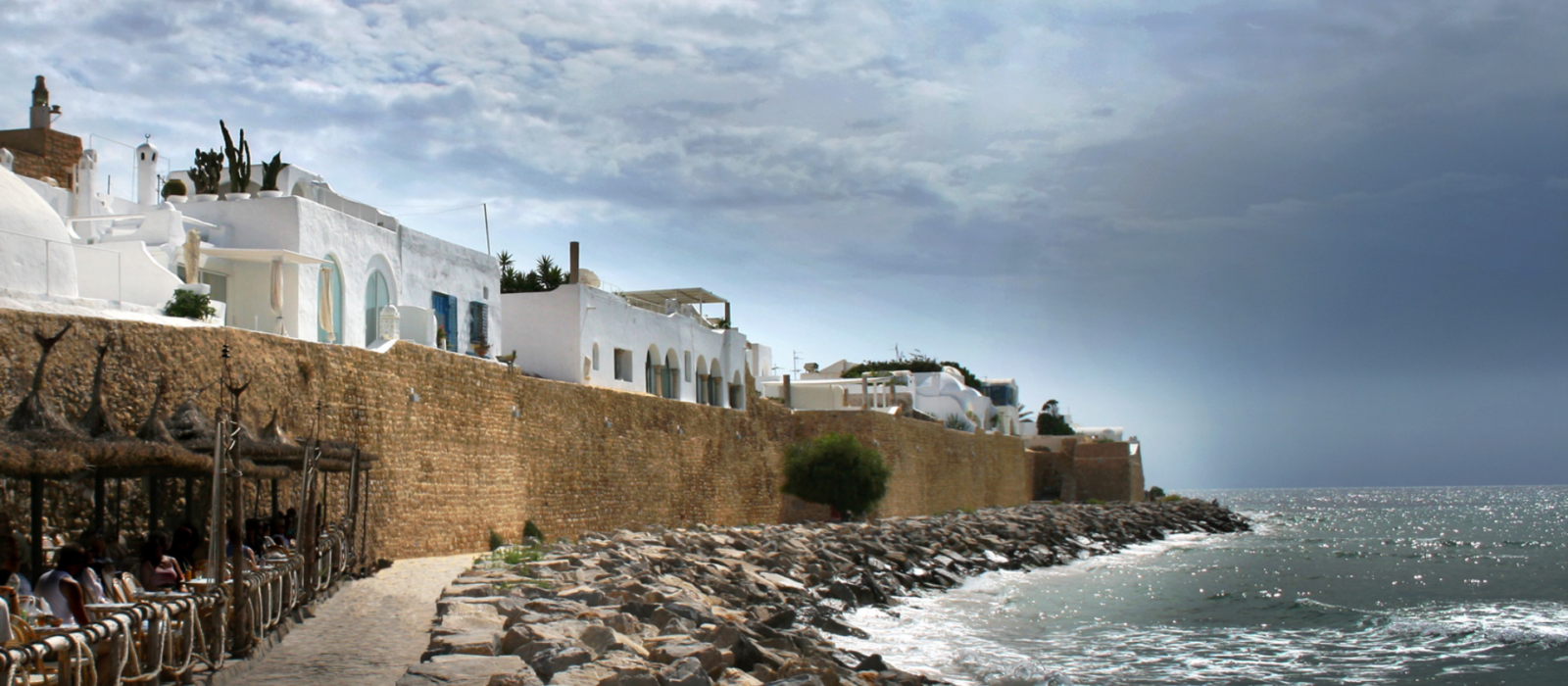 Picture of the Medina of Hammamet from Outside