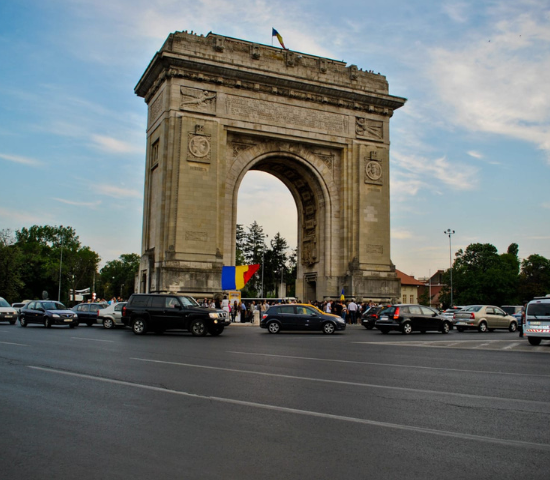 The Triumphal Arch in Bucharest, Romania