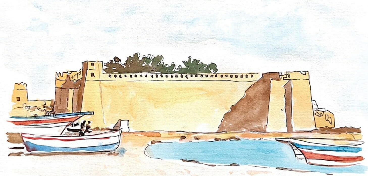 Illustration of Hammamet's Fortress