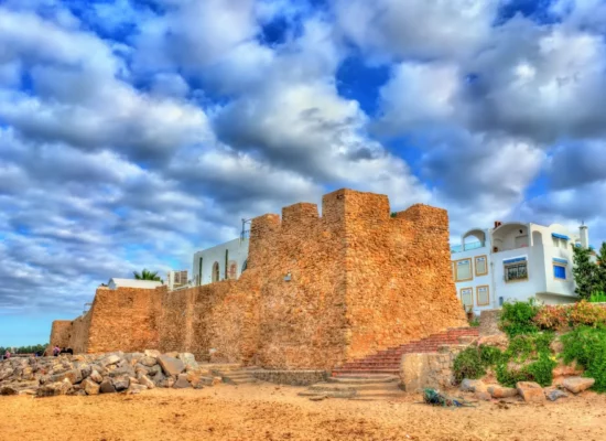 View From the Outside of The Hammamet Medina