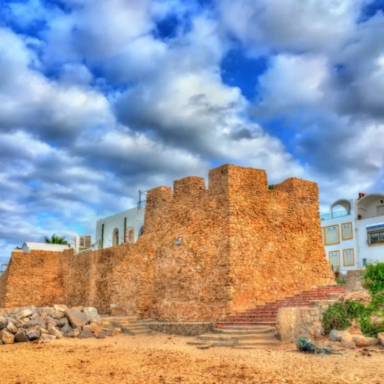 View From the Outside of The Hammamet Medina