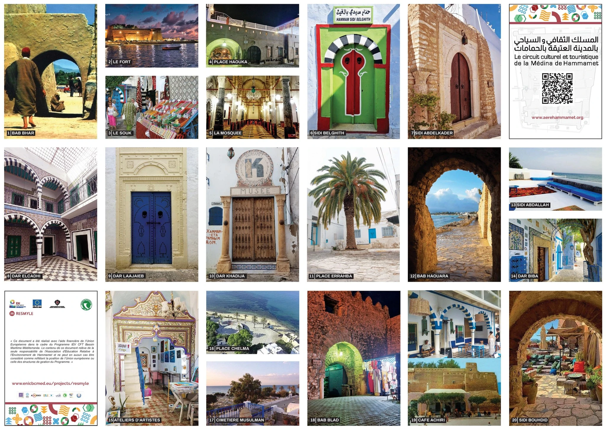 Picture of the Catalogue of the Historical Buildings of Hammamet in Tunisia