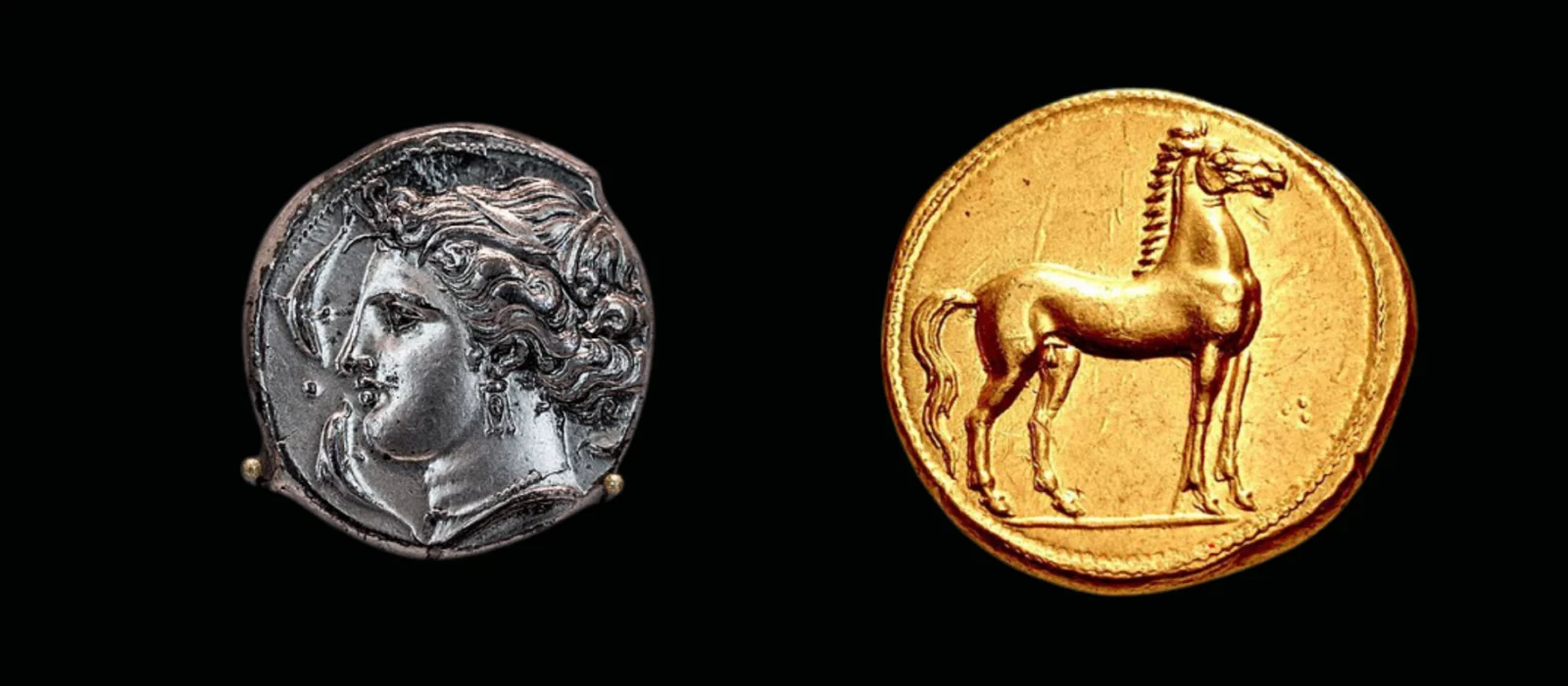 Gold and Silver Carthaginian Coinage