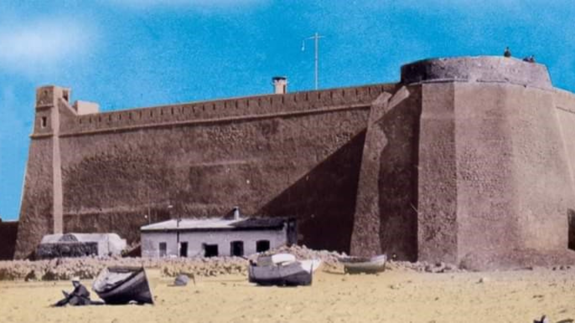 The Old Medina Walls in Hammamet 