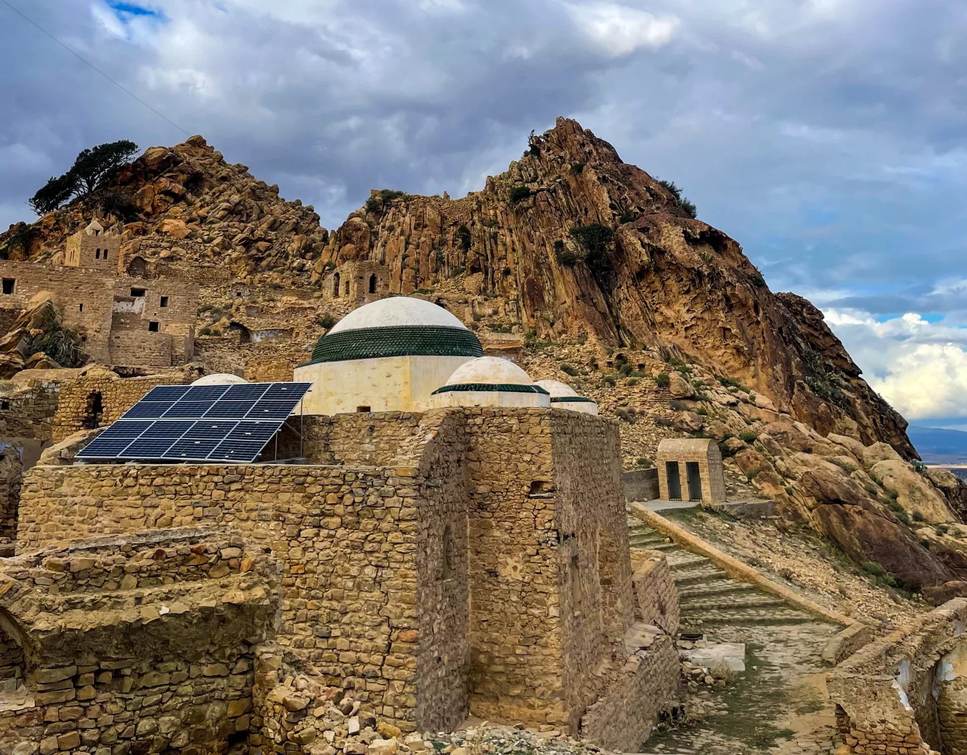 The 17th-century mosque in Zriba Olia in Zaghouan.