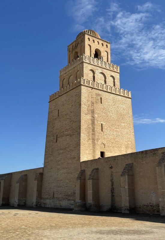 The Minaret of Okba Mosque in Kairouan