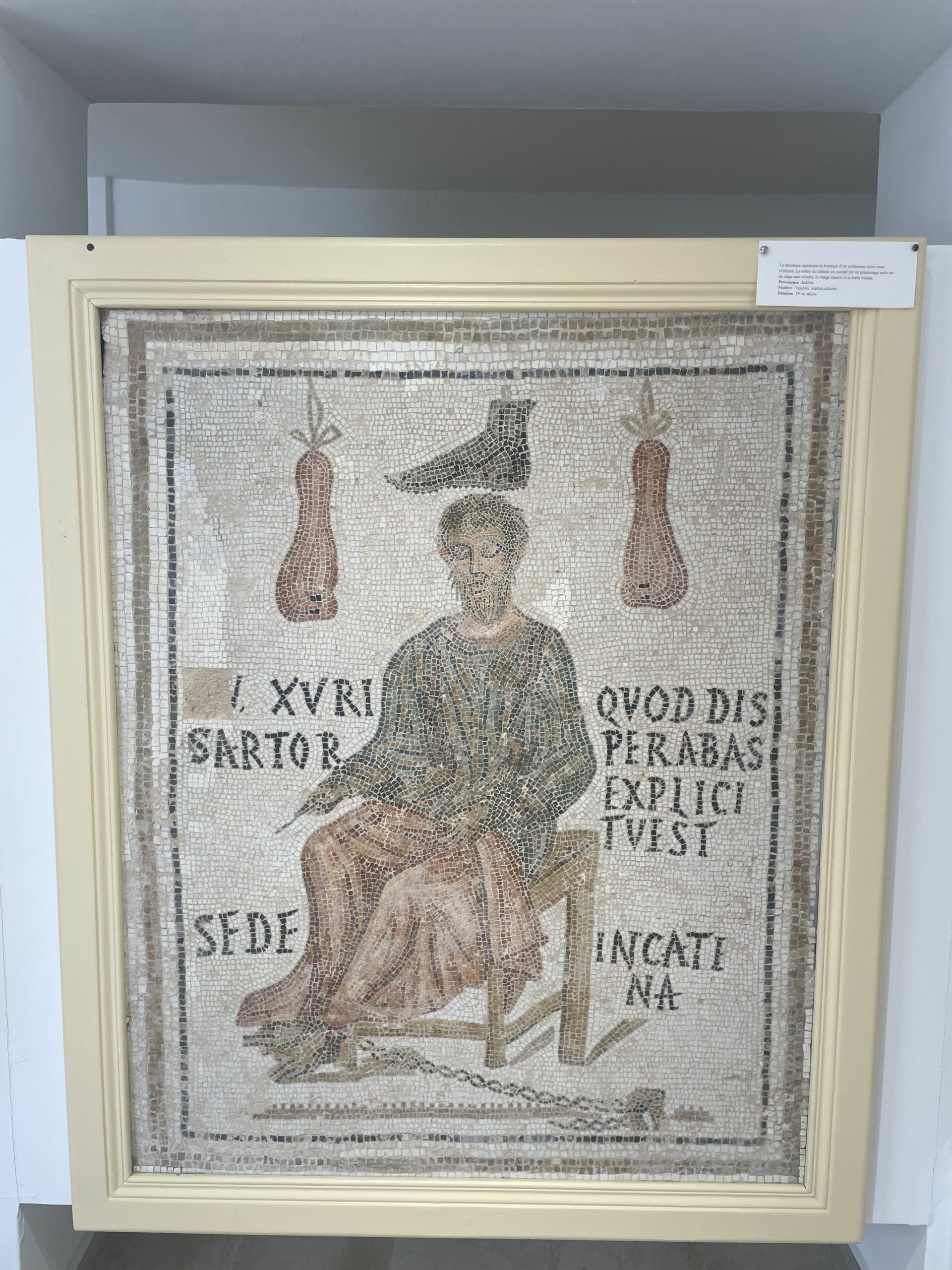 Nabeul Museum Artifact Shelf