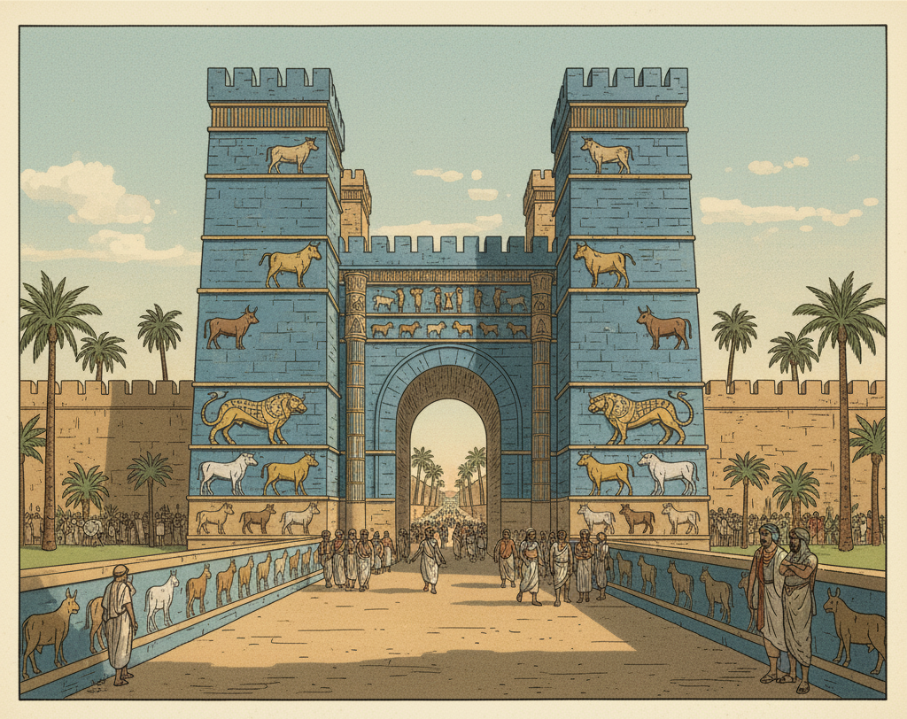 Ishtar Gate Art