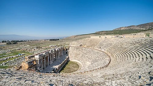 Pamukkale terraces near Hierapolis
