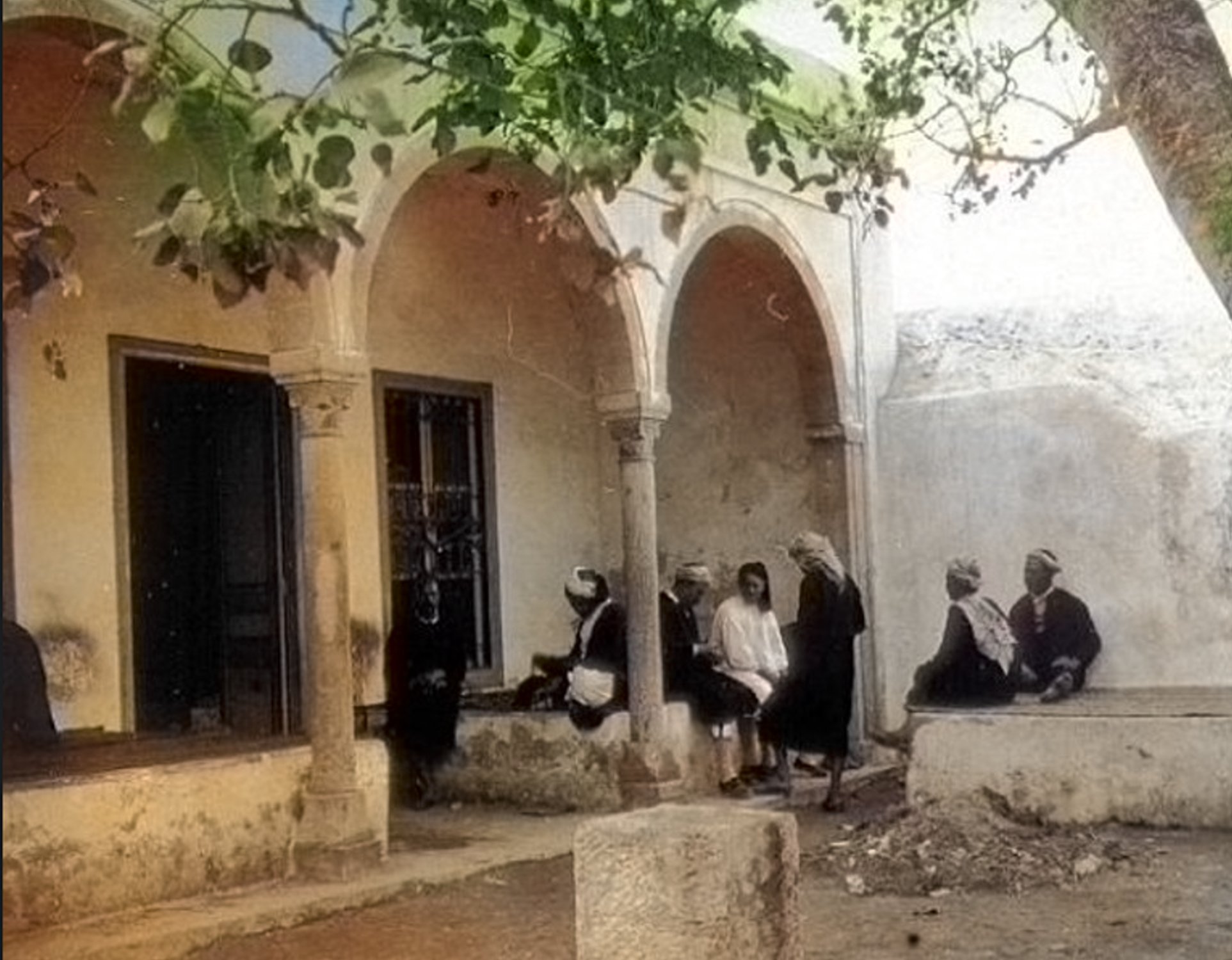 Traditional Café Maure Achiri in Hammamet Tunisia