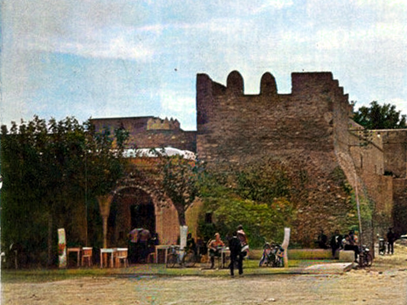 Café Maure Achiri seating area Hammamet Medina