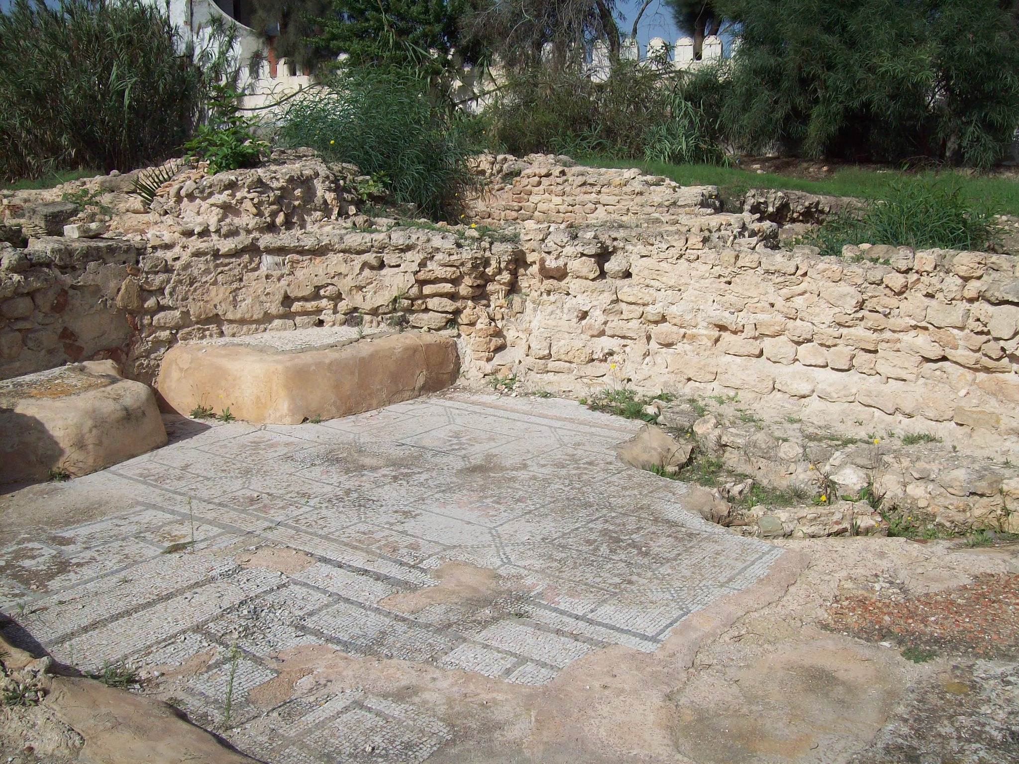 Entrance and ruins at Pupput Archaeological Site