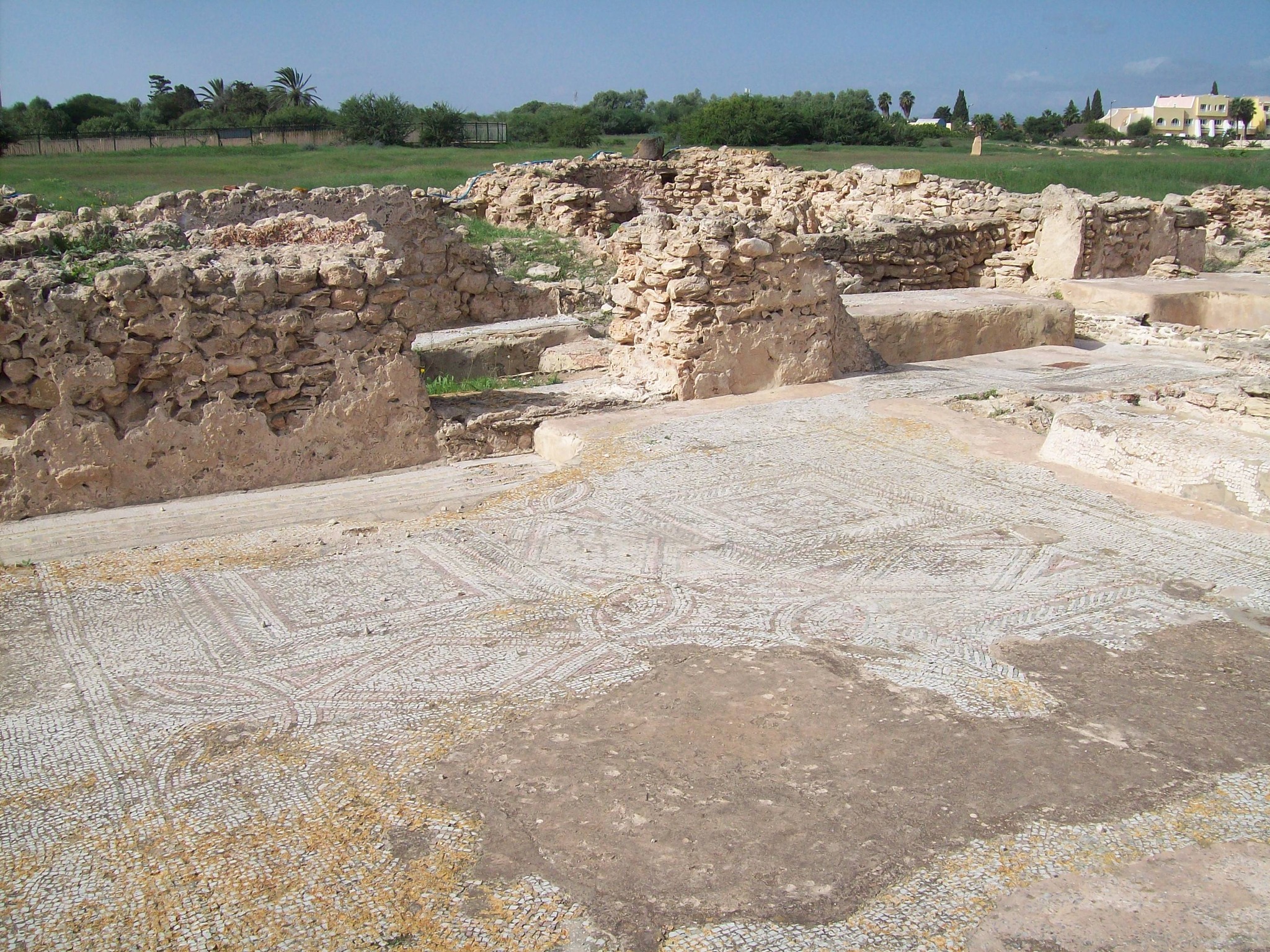 Archaeological excavation area at Pupput