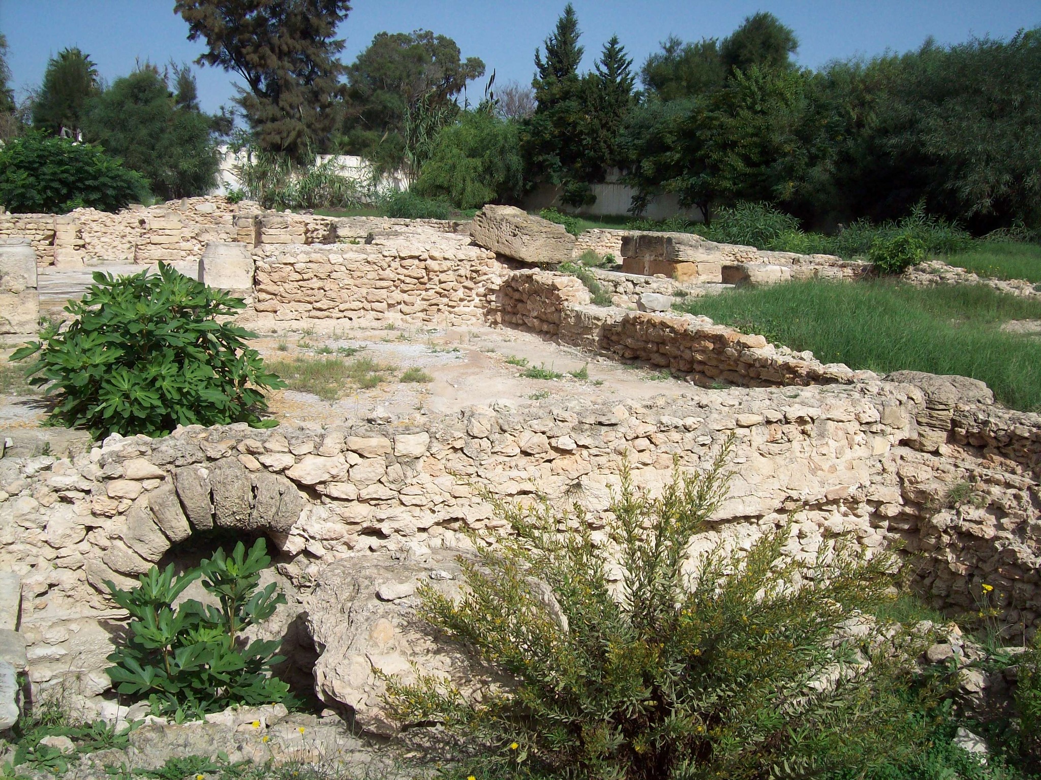 Stone ruins and archaeological remains at Pupput
