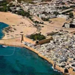 Kasbah of Hammamet overlooking the ancient port site